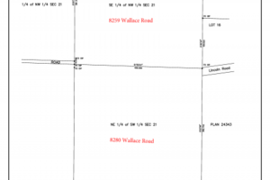 Survey plan 8280 Wallace Road, Vernon, Sold, NAI Commercial Okanagan
